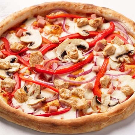 10" Ham And Mushroom